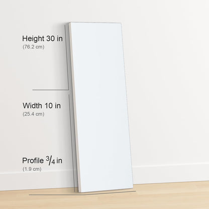PHOENIX 10x30 Inch 4 Pack Artist Canvas - Large Long Stretched Canvases for Painting - 3/4 Inch Profile, 100% Cotton 11 Oz. Gesso Primed White Blank Professional Canvas Oil & Acrylic Paints