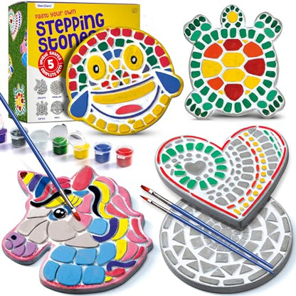 Stepping Stones Painting Kit for Kids (5 Count)