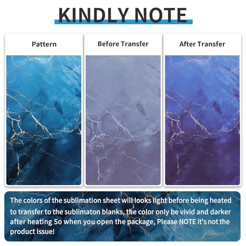 Sublimation Transfer Sheets for Heat Press Machine (6 Count)