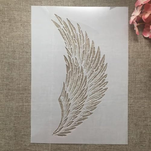 A4 Reusable Eagle Angel Wing Stencil for Painting