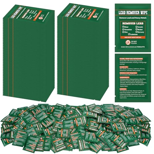 100 Pack Lead Remover Wipes for Shooting Hand Surface (100 Count)