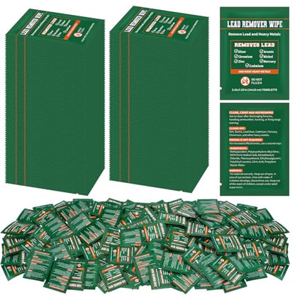 100 Pack Lead Remover Wipes for Shooting Hand Surface (100 Count)