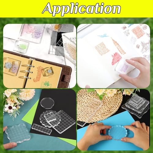 3 Pieces Acrylic Stamp Blocks Set (3 Count)