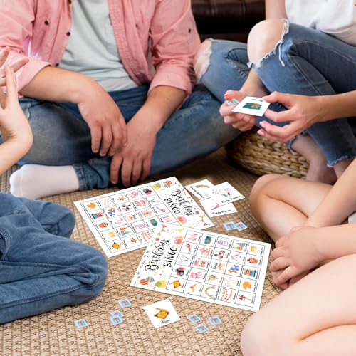 Birthday Party Bingo Game Cards (33 Count)