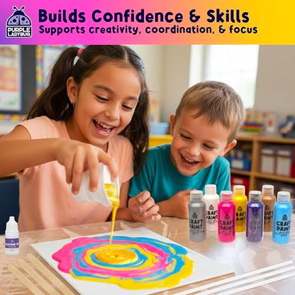 Low Mess Pouring Paint for Kids