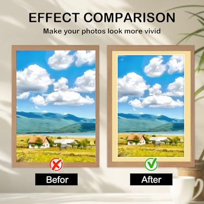 15 Pack 5x7 Picture Mats for 4x6 Photos
