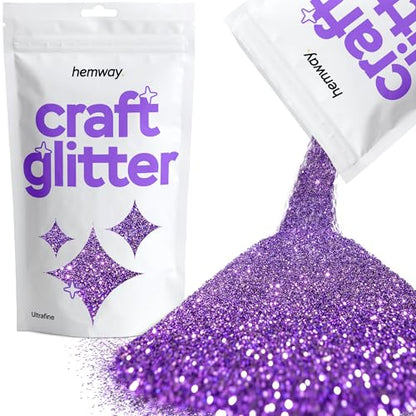 Craft Glitter Purple 100g Ultrafine Glitter (3.5 Ounce)