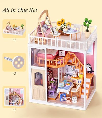 2 Story Loft Miniature House Kit