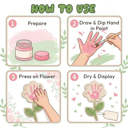DIY Mothers Day Crafts for Kids Handprint Art