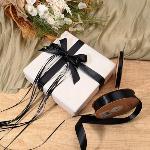 Black Satin Ribbon 1