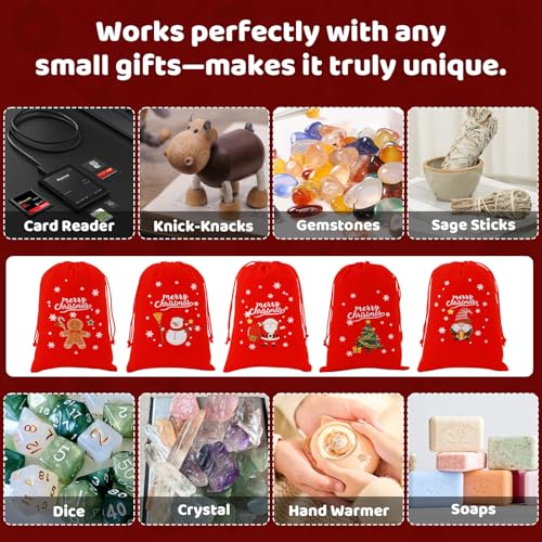 Christmas Gift Bags with Drawstring (15.5029 Ounce)
