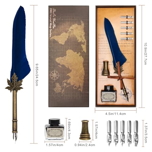 Quill Pen and Ink Set (8 Count)