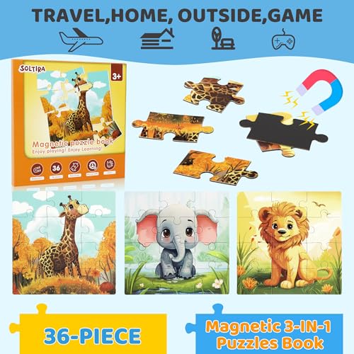 Magnetic Puzzles for Toddlers 3 (36 Count)