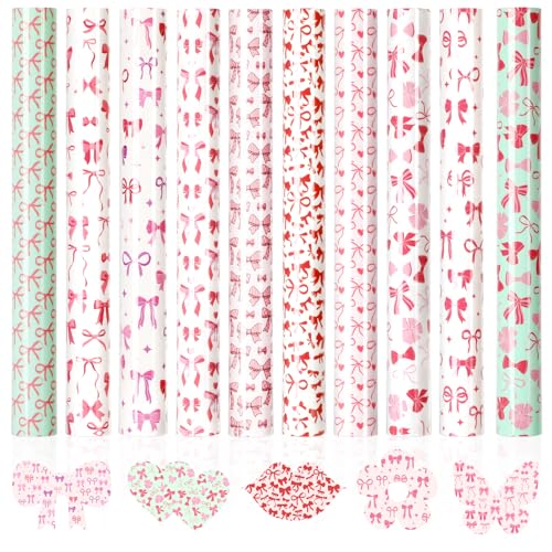 Pink Bow Heat Transfer Vinyl (11 Count)
