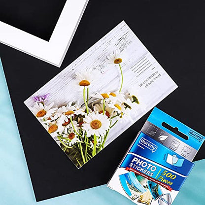 500 Pieces Photo Sticker White Double (500 Count)