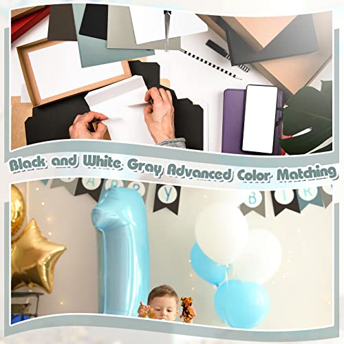 100 Sheets 5 Shades Cardstock Paper (100 Count)