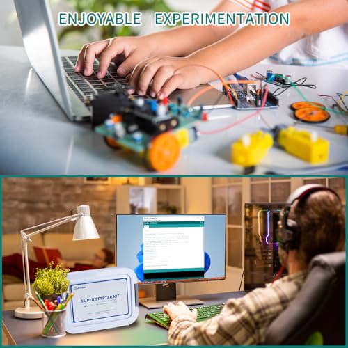 Super Starter Kit for Adults and Schoolchildren Compatible with Arduino IDE