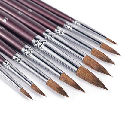Sable Watercolor Brushes