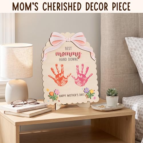 DIY Mothers Day Crafts for Kids Handprint Art