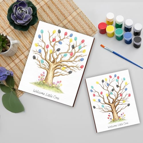 Personalized Fingerprint Art Tree Sign