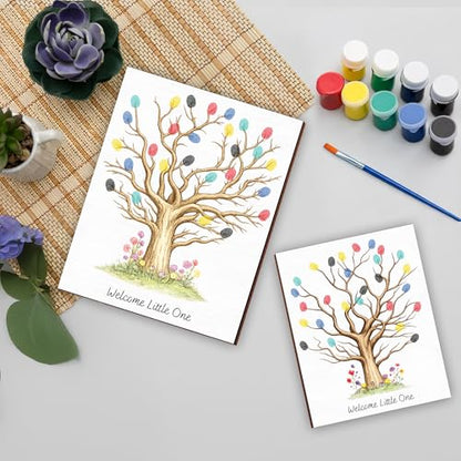Personalized Fingerprint Art Tree Sign
