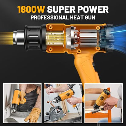 1800W Heat Gun with Carry Case 122℉