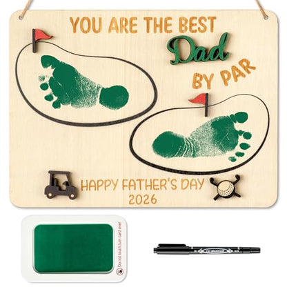 3D Father's Day Baby's Footprint DIY Art Craft with Ink Pad