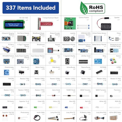Raphael Ultimate Starter Kit for Raspberry Pi 5 4 B 3B B+ 400