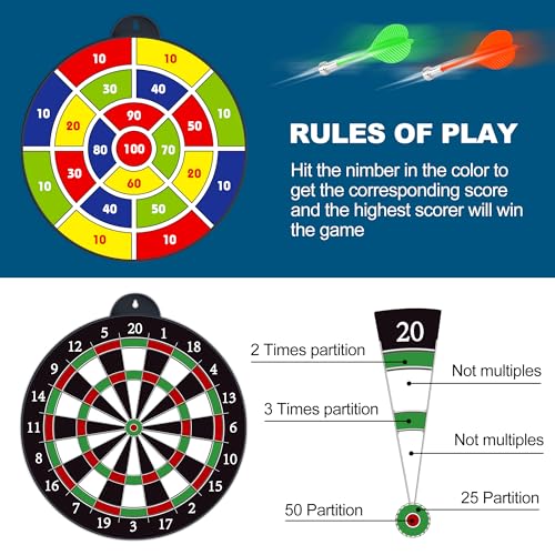 Dart Board 12pcs Magnetic Darts