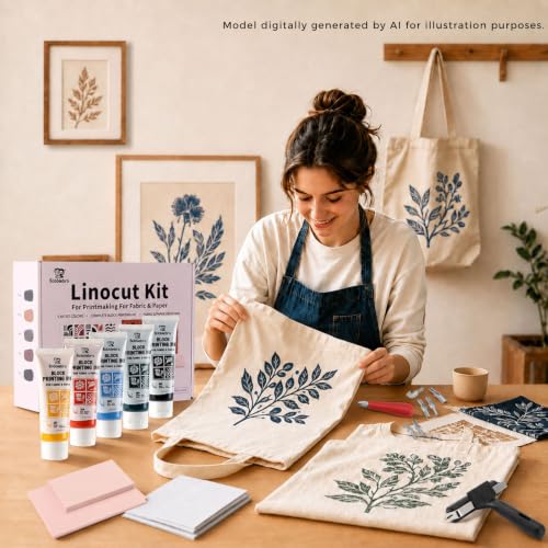 Linocut Kit for Printmaking