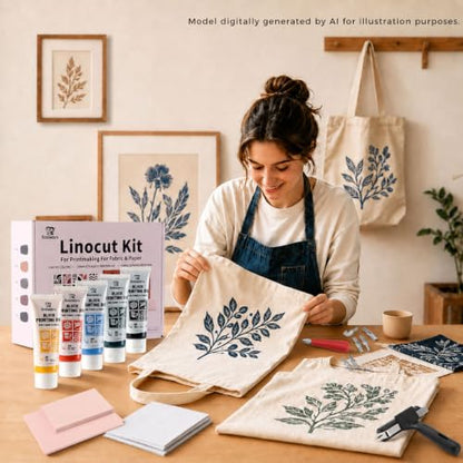 Linocut Kit for Printmaking