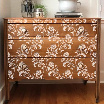 Damask Stencils for Walls Stencils for Painting Large Pattern 12inch