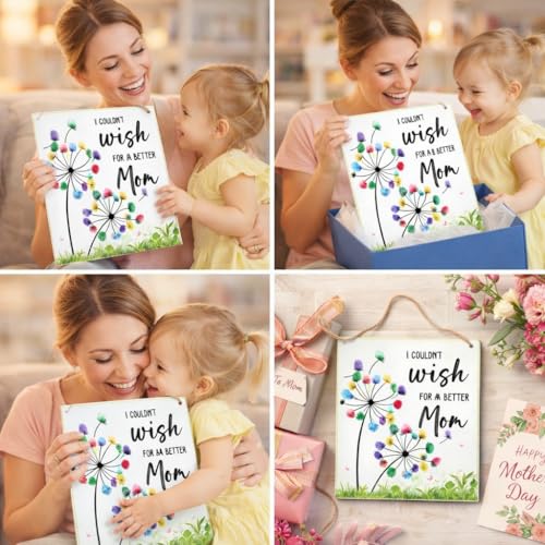 Dandelion DIY Fingerprint Art Hanging Sign