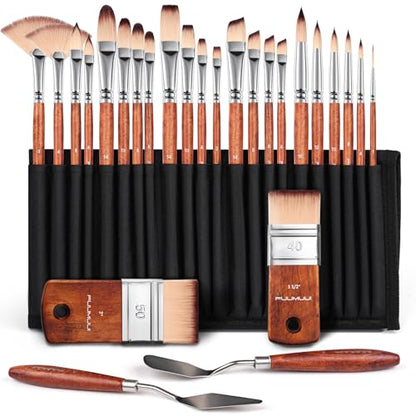 26pcs Paint Brush Set (26 Count)