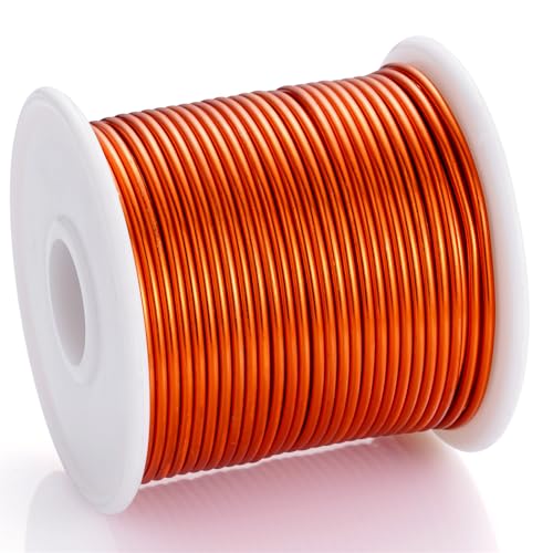 12 Gauge Orange Aluminum Craft Wire (105 Foot)