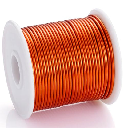 12 Gauge Orange Aluminum Craft Wire (105 Foot)
