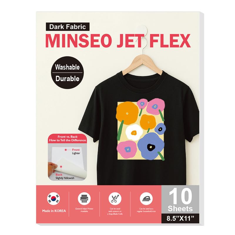 Jet Flex Premium Opaque Heat Transfer Paper for Dark Fabric