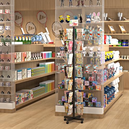 56 Pockets Countertop Rotating Greeting Card Rack
