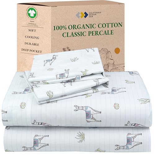 100% Organic Cotton Full Size Sheet Sets
