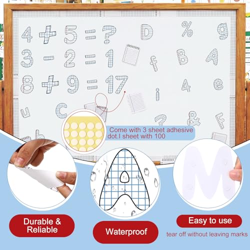 221 Pcs Lined Notebook Bulletin Board Letters for Classroom (221 Count)