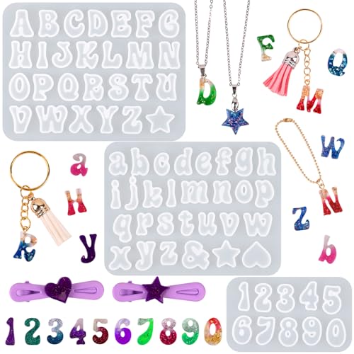 Mini Alphabet Resin Molds
