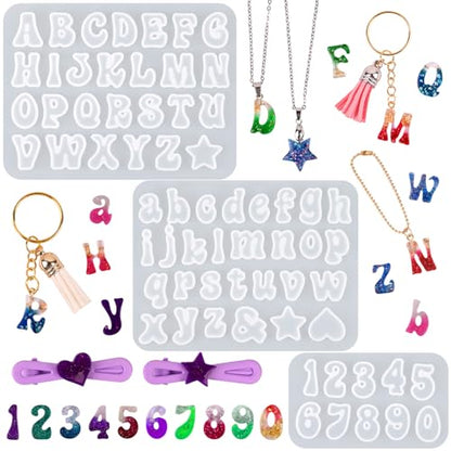 Mini Alphabet Resin Molds