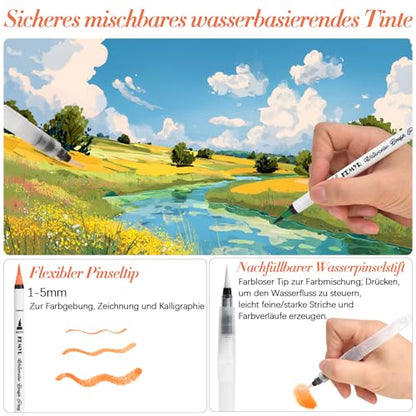 Watercolor Brush Pens (72 Count)