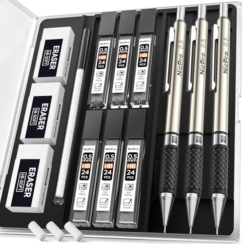 0.5 mm Art Mechanical Pencil Set in Storage Case (3 Count)
