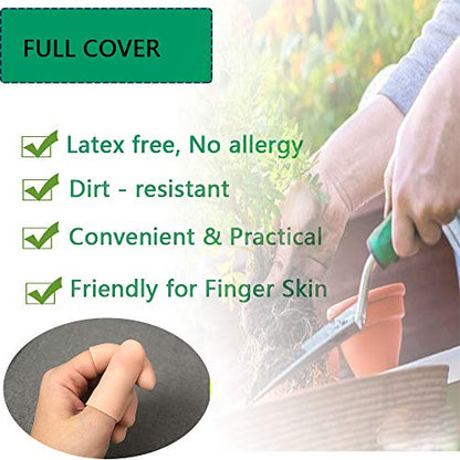 Gel Finger Protectors Finger Caps Silicone Fingertips Protection (10 Count)