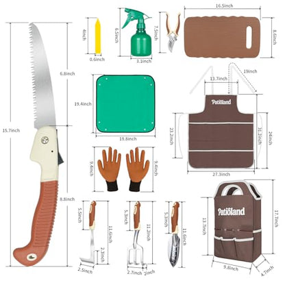 Brown Garden Tools Set 26 (26 Count)