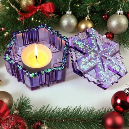 Snowflake Box Resin Mold