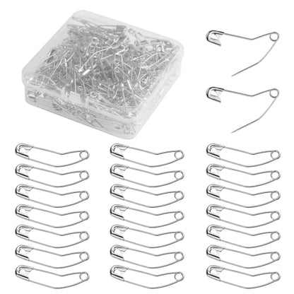 100 Pcs Curved Safety Pins for Quilting Basting Pins 54mm (100 Count)