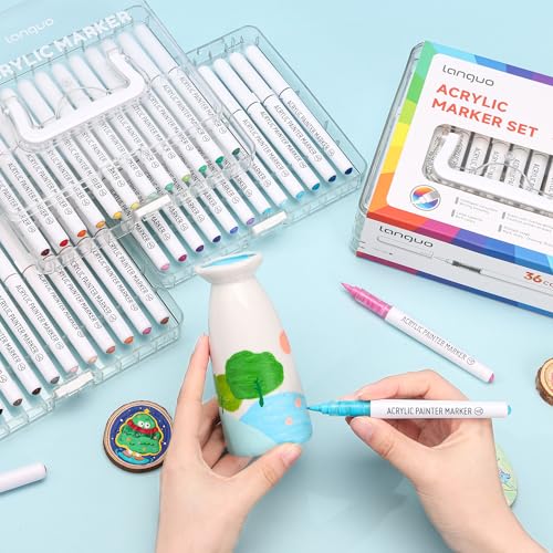 36 Colors Acrylic Paint Markers (36 Count)