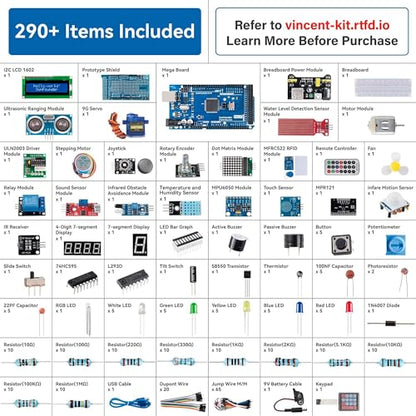 Project The Most Complete Electronics Starter Kit Compatible with Arduino Mega 2560 R3 Mega328 Nano